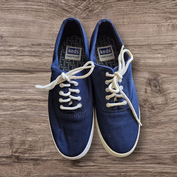 Keds Blue Sneakers Casual Comfort Size 7 - Picture 2 of 5